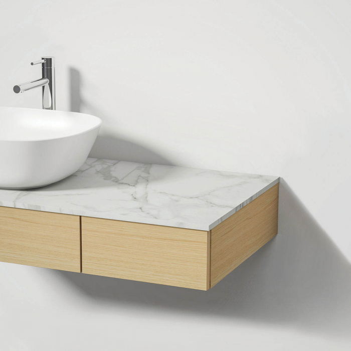 counter, cu orificiu robinet, cu dreapta syphon hole, 150cm, neolith | 65750 [3]