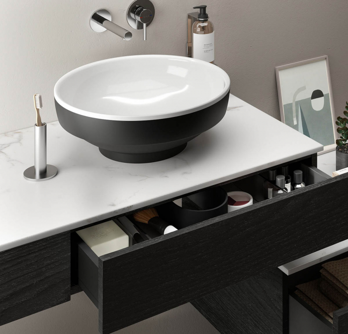 counter, fara orificiu robinet, cu dreapta syphon hole 120 cm, neolith | 65730 [4]