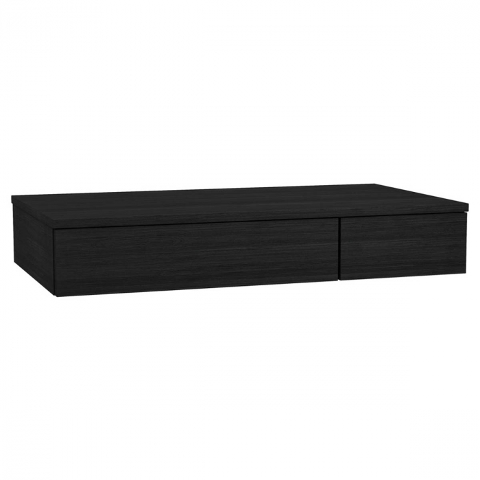 side unit cu drawer, 90cm, patterned negru oak, stanga | 65701 [1]