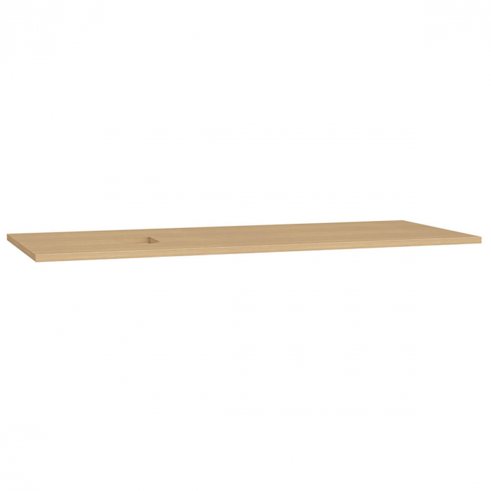 wood counter, cu stanga syphon hole 120 cm, flat oak 65926