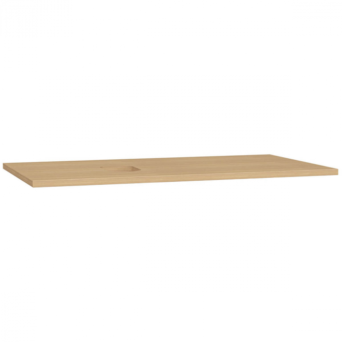 wood counter, cu stanga syphon hole, 90cm, flat oak   65859