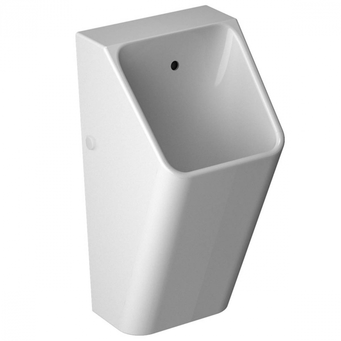 Pisoar cu alimentare apa din spate, cu gauri pentru capac de pisoar, compatibil cu schell flusher 5461B003-7202