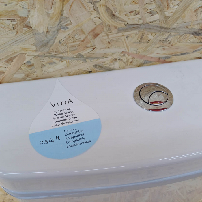Rezervor WC cu alimentare inferioara, mecanism evacuare cu dubla apasare inclus | 5514B003-5450 [9]