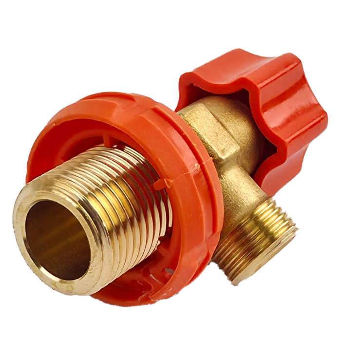 Robinet intermediar pentru rezervor incastrat VitrA, conexiuni 1/2 - 3/8, alama durabila | 436905YP [8]