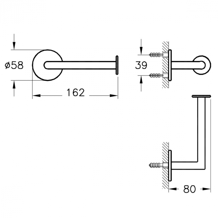 Suport hartie igienica, brushed nickel | A4488734 [2]