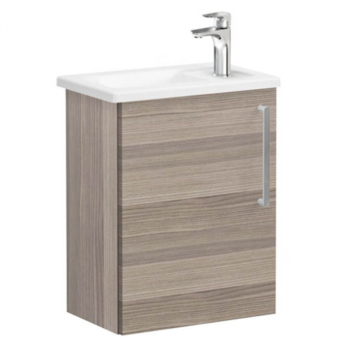 Unitate de baza lavoar baie, cu usi, 45cm, compact, cu dreapta orificiu pentru baterie, cordoba, cu angular lavoar chiuveta baie stanga 68061