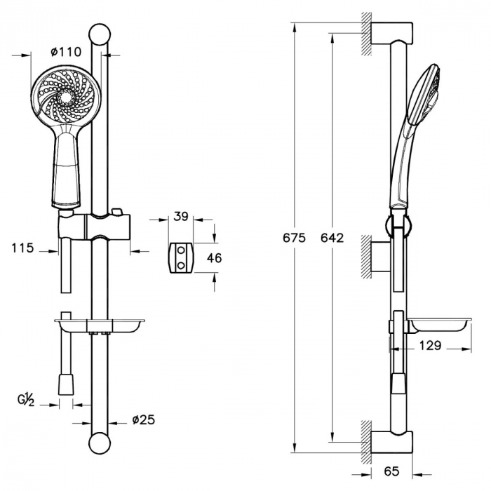 Samba 3F set de dus | A45680WSA [2]