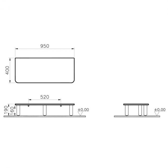 console, 95cm, light oak | 60872 [2]