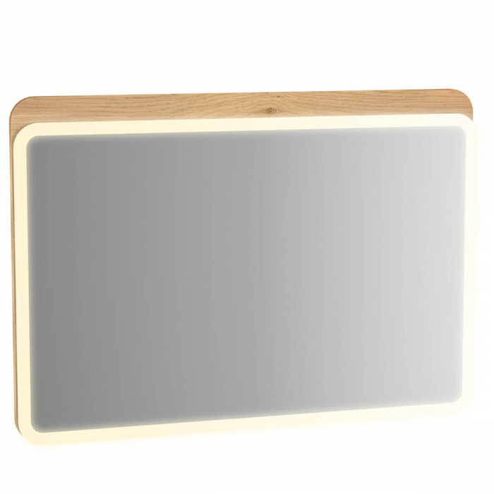 mirror 100cm, light oak 60891