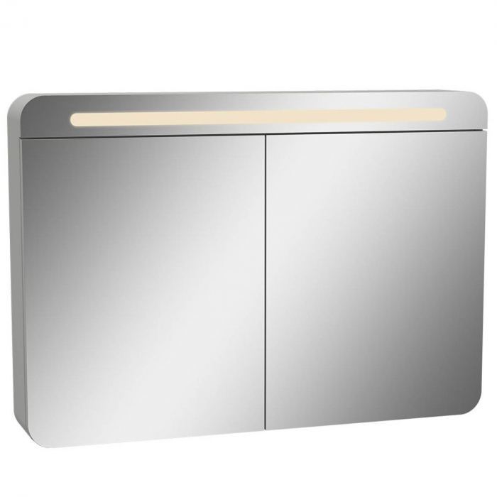 mirror cabinet 100cm, mat gri deschis | 66002 [1]