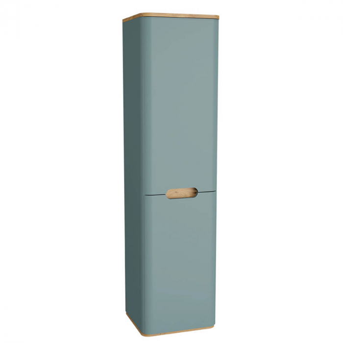 tall unit, 40cm, cu laundry basket, fara legs, mat fjord green, dreapta | 65893 [1]