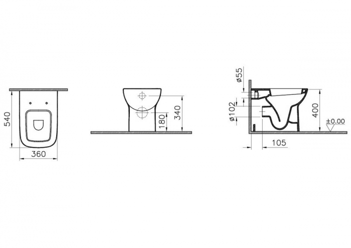 Vas WC compact | 5513L003-0075 [2]