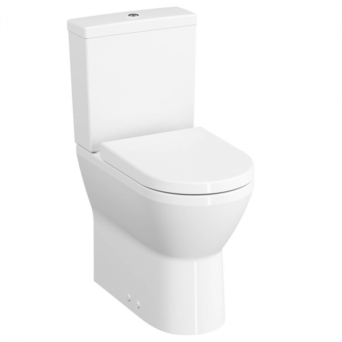 Vas WC rimless compact lipit de perete, 62cm, inalt, cu iesire universala   7093B003-0096