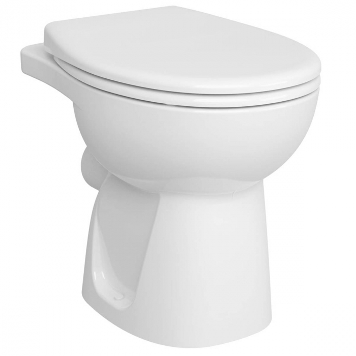 Single WC spatele deschis 52cm evacuare orizontala   7643L003-0075