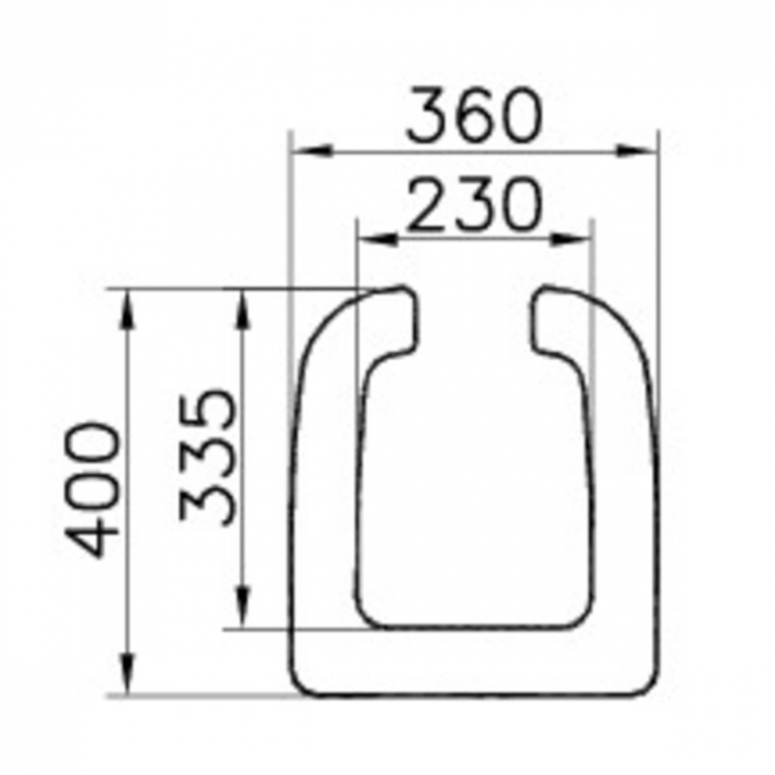 Capac WC pentru persoane cu nevoi speciale / handicap, polyester, cu balamale metalice, fixare de sus | 79-003-003 [2]