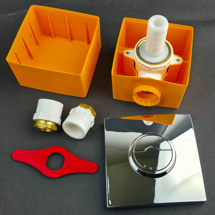 Supapa de acționare incastrata, sistem WC cu conexiune, 3/6lt | MY-7131 [6]