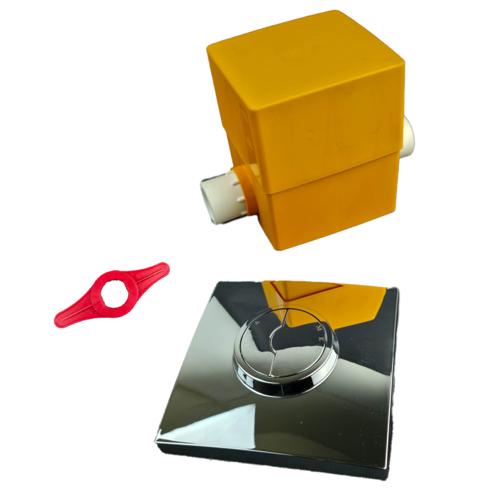 Supapa de acționare incastrata, sistem WC cu conexiune, 3/6lt | MY-7131 [2]