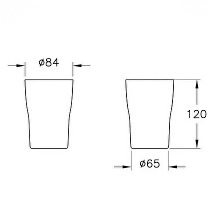 Suport pentru periuta / periute de dinti, chrom / mat alb | A4430157 [2]