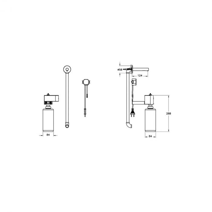 Dozator de sapun Touch Free, incastrata cu baterii | A4475936 [2]