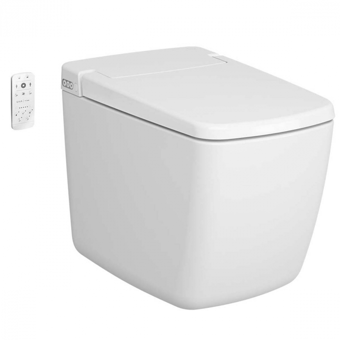 Vas WC   toaleta smart prime, rimless, pe pardoseala, 62cm, cu iesire universala   7232B403-6217