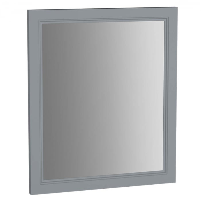 Flat mirror, 65cm, mat grey   62214