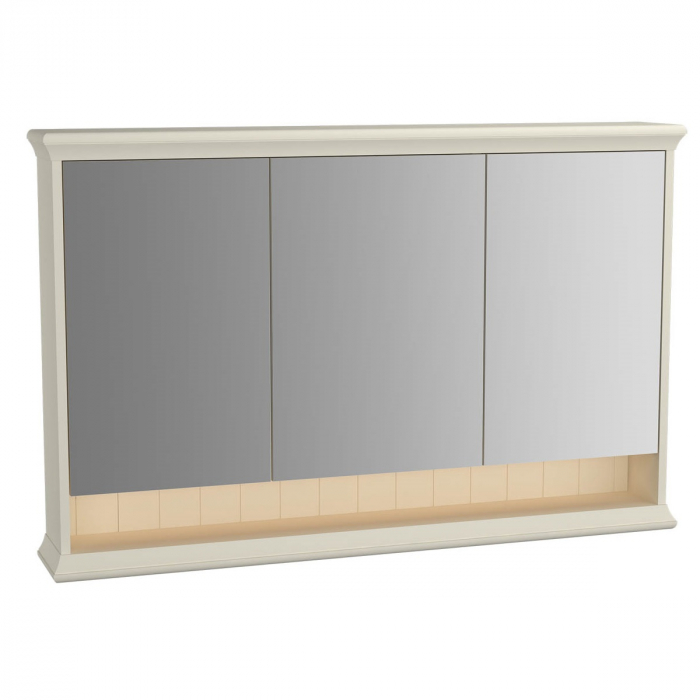 Mirror cabinet 120 cm, mat ivory | 62239 [1]