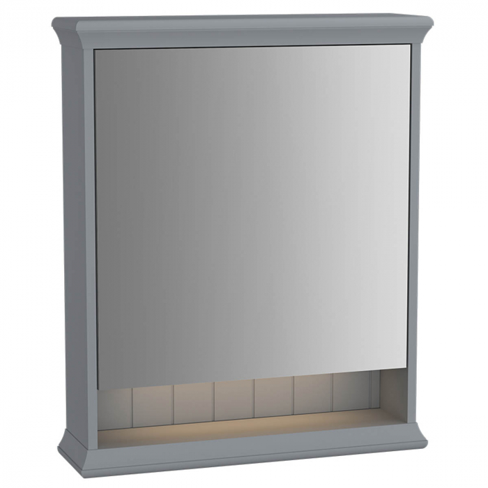 Mirror cabinet, 65cm, mat grey, dreapta | 62229 [1]