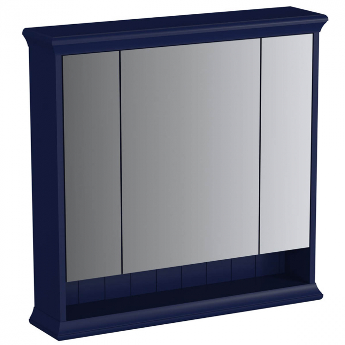Mirror cabinet 80cm, steel albastru | 65793 [1]