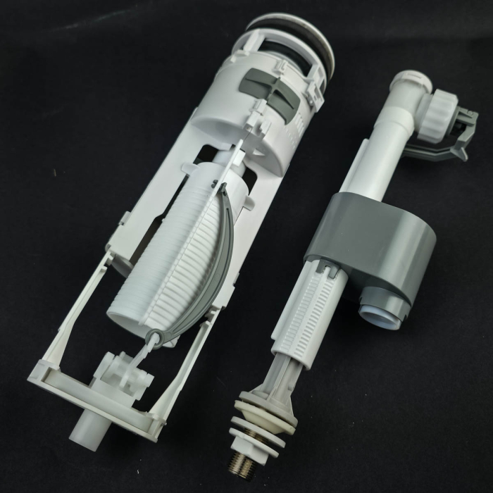 Valva de golire / mecanism rezervor WC copii VitrA Sento Kids, 6L, alimentare jos, buton albastru | 330-3022 [5]