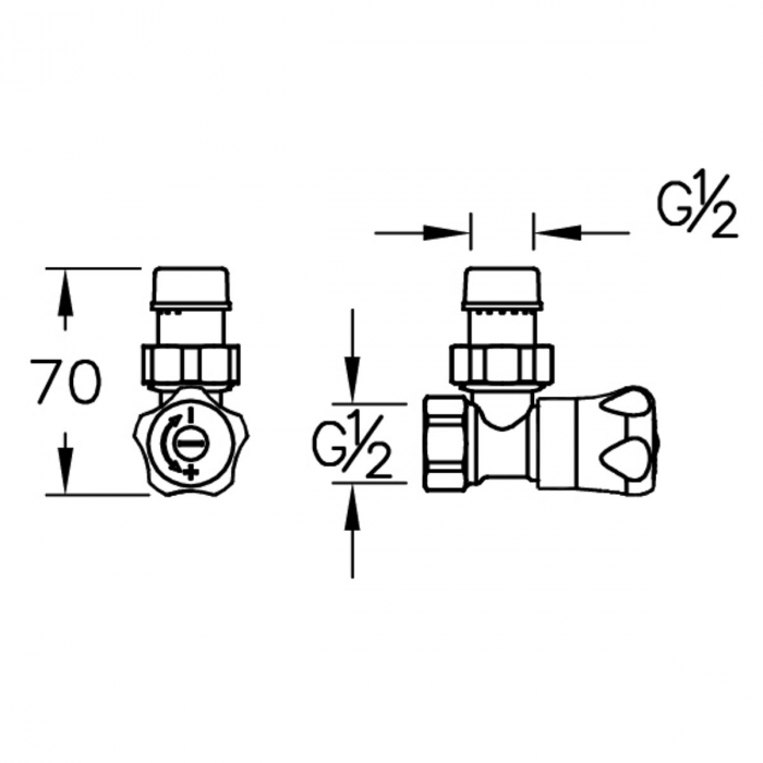 Robinet radiator baie crom | A43011 [2]