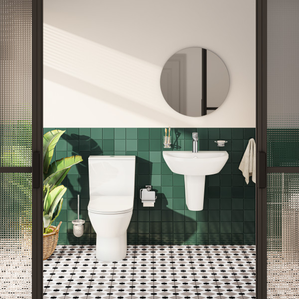 Vas WC compact lipit de perete, 65cm | 7131B003-0075 [10]