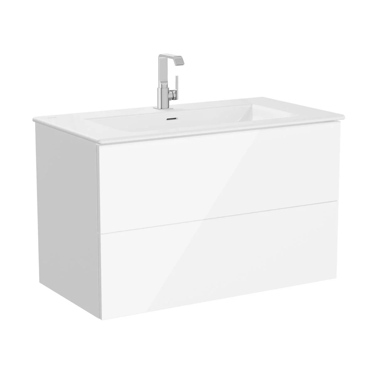 Unitate de baza lavoar baie 100cm, cu 2 drawers, cu Lavoar   chiuveta baie tip vanity   67337