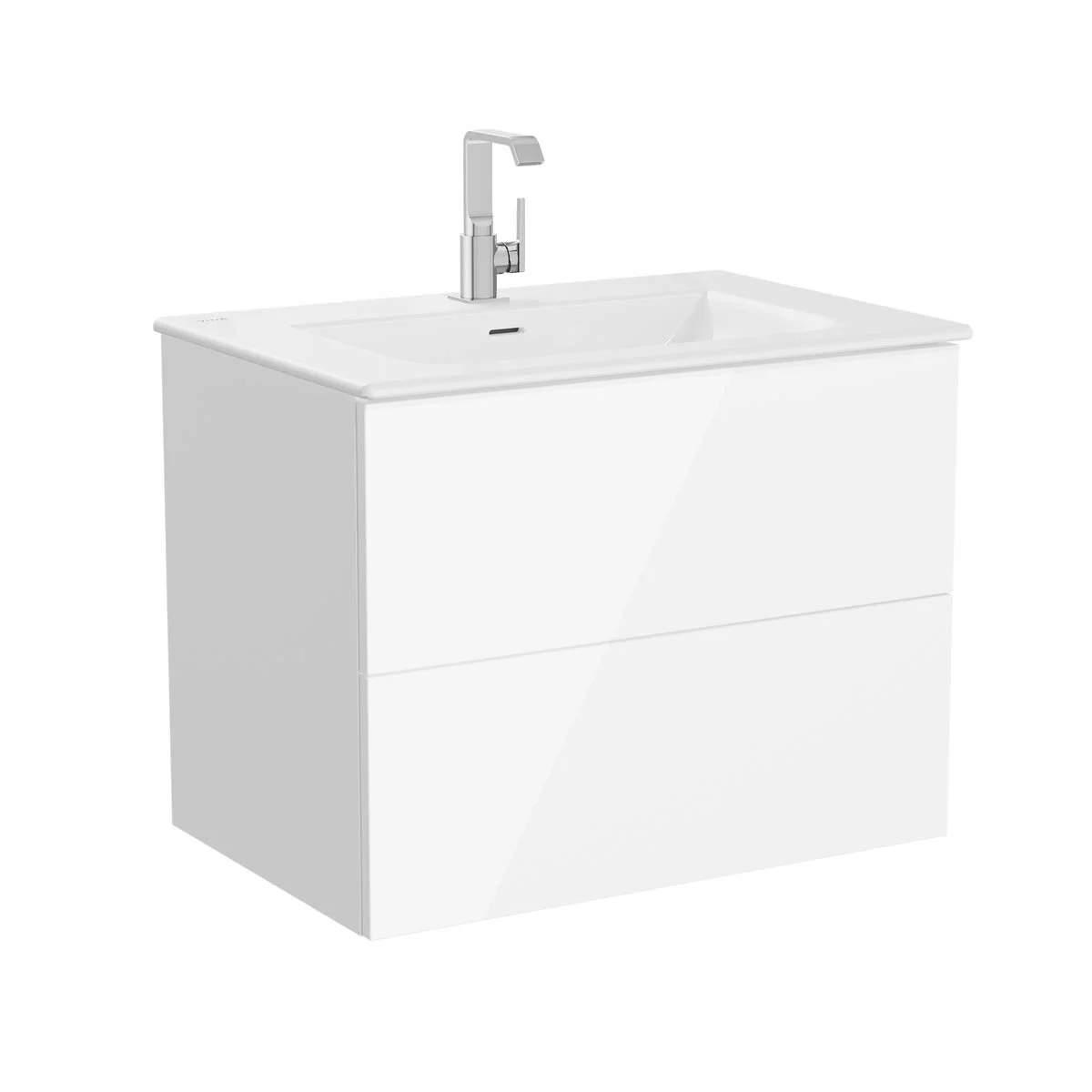 Unitate de baza lavoar baie 80cm, cu 2 drawers, cu Lavoar   chiuveta baie tip vanity   67336