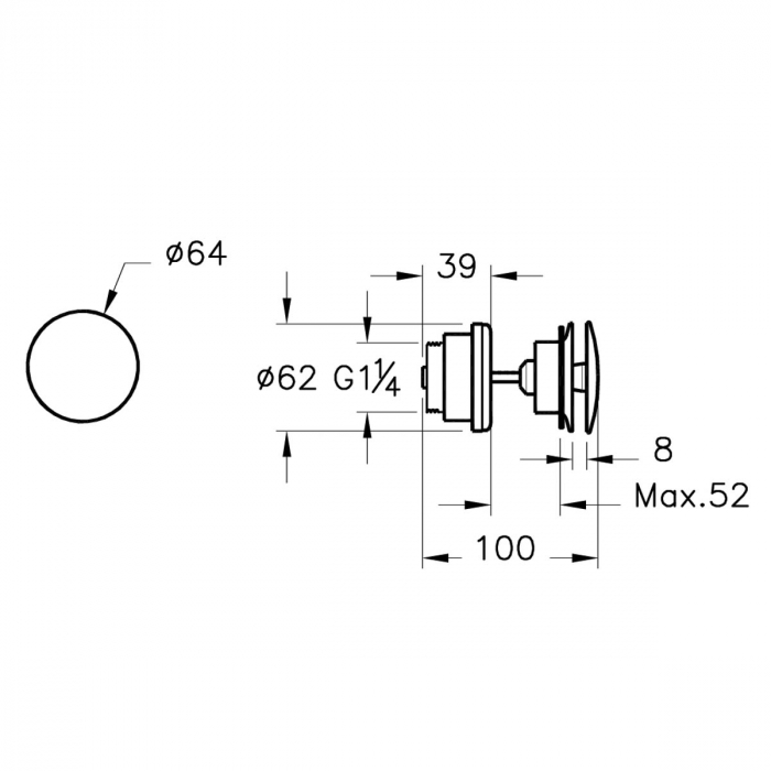 Ventil scurgere auriu universal | A4514823 [2]