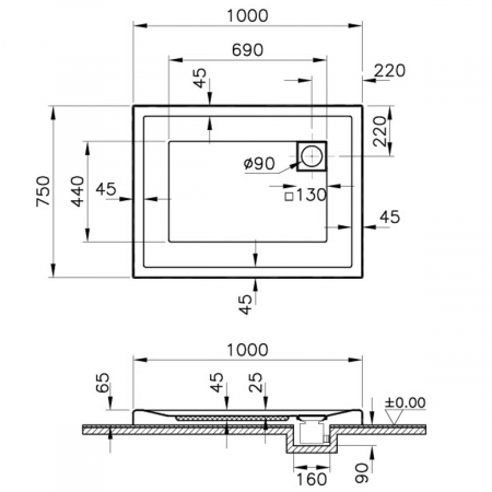 100x75cm, rectangulara mf | 58310001000 [1]
