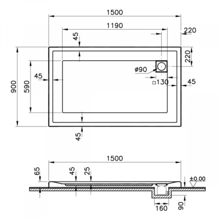 150x90cm, rectangulara mf | 58910001000 [1]