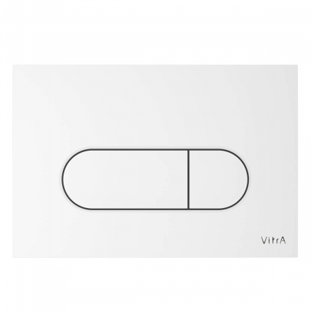 Clapete de actionare - Placă de Spălare VitrA Root Round, Alb, cu buton de apăsare | 740-2200