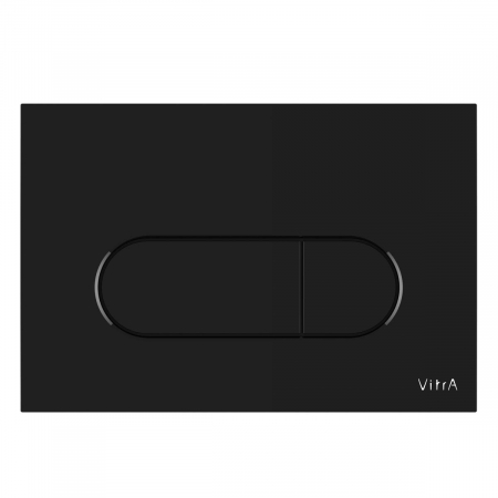 Clapete de actionare - Placa de clatire rotunda Root, negru lucios | 740-2250