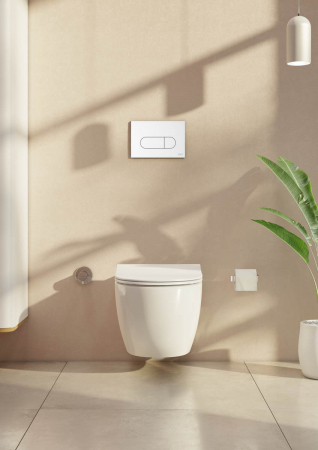 Placă de Spălare VitrA Root Round, Alb, cu buton de apăsare | 740-2200 [3]