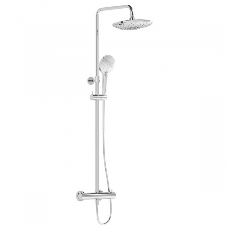 Zone de dus - Coloana de dus Bliss cu cap rotund 240mm cu mixer termostatic, crom | A47205EXP