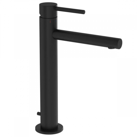 Baterii sanitare - Baterie pentru lavoar tip bol, finisaj negru mat, ventil pop-up, montaj usor | A4256936WTC