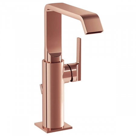 Baterii lavoar montare pe blat - Baterie lavoar baie pentru lavoar tip bol cu ventil pop-up cupru | A4278029