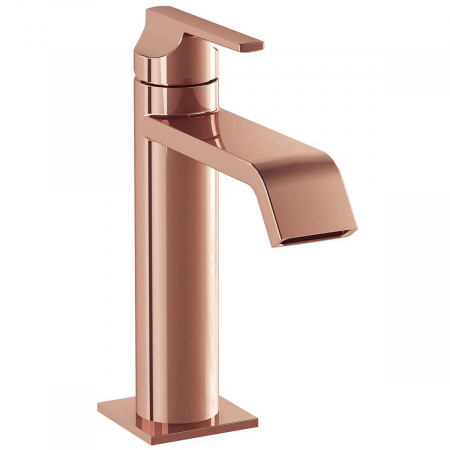 Baterii lavoar montare pe lavoar - Baterie lavoar baie cu maner cupru | A4281629