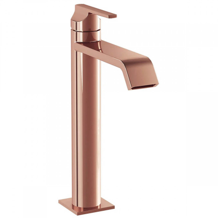 Baterii lavoar montare pe blat - Baterie lavoar baie cu maner pentru lavoar tip bol cupru | A4281429