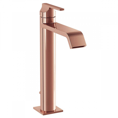 Baterii lavoar montare pe blat - Baterie lavoar baie cu maner pentru lavoar tip bol cu ventil pop-up cupru | A4281529