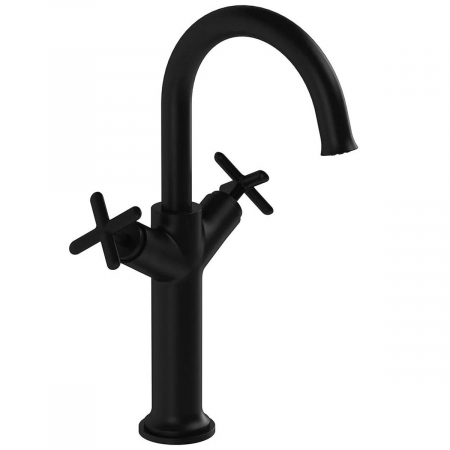 Baterii lavoar montare pe blat - Baterie lavoar baie cu manere cruce pentru lavoar tip bol | A4288636