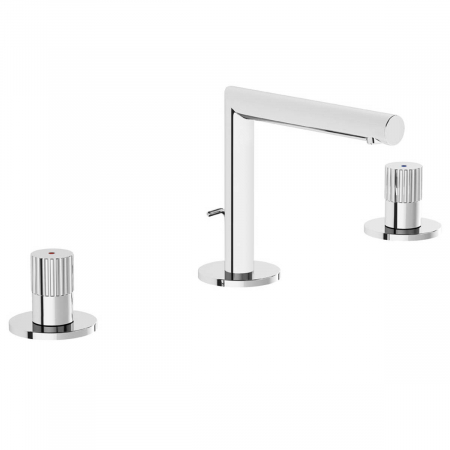 Baterie lavoar baie pentru lavoare cu 3 orificii cu ventil pop-up | A42595