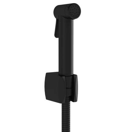 Dus igienic / bideu de mana negru mat cu maner blocabil | A4574736
