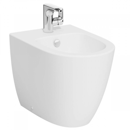 Bideuri pe pardoseala - Bideu pe pardoseala lipit de perete 54cm, alb mat | 5986B001-0288