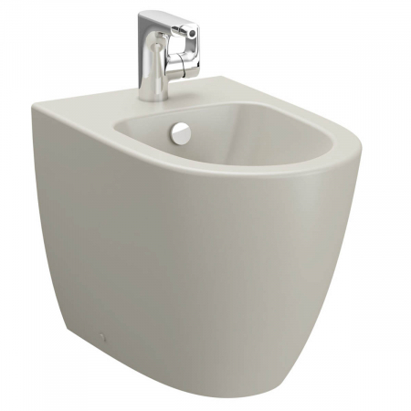 Bideuri pe pardoseala - Bideu pe pardoseala lipit de perete 54cm, taupe mat | 5986B020-0288